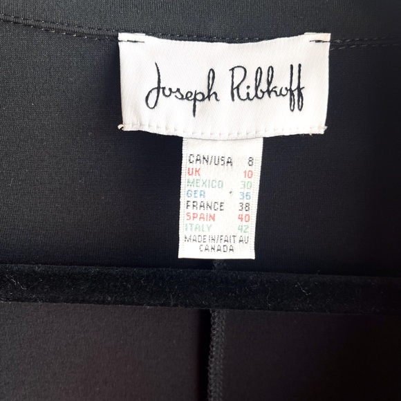 Joseph Ribkoff black 1 button overcoat sz 8 but can easily fit up to a sz 12 . - Picture 2 of 5